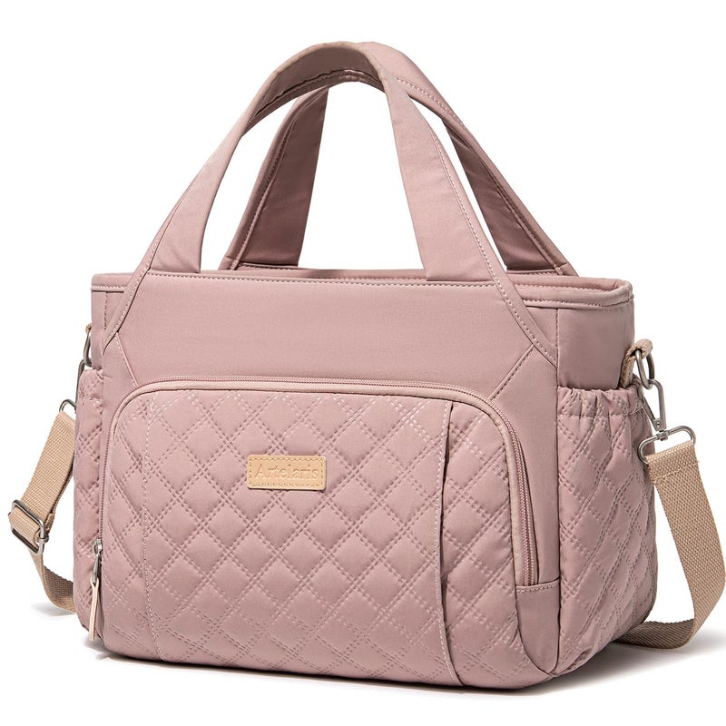 Artelaris Artelaris Lunch Bag for WomenInsulated Lunch Bag for Work Large Leakproof Cooler Purse with Side Pockets  Removable Shoulder Strap Womens for Beach Cute Lunch Bags 
