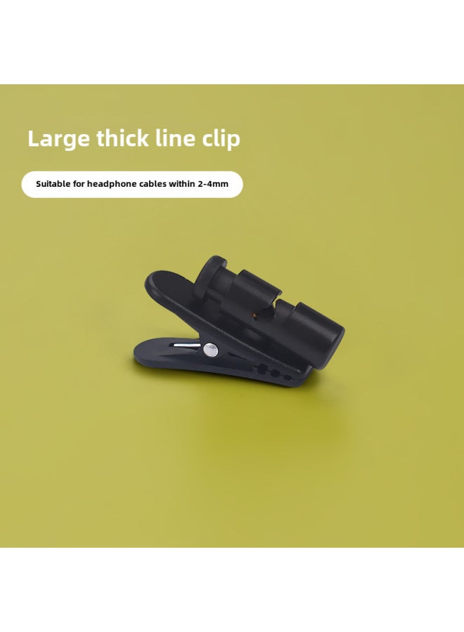 مشبك قابل للدوران لكابل السماعات، مشبك مضاد للضياع، مشبك للطوق، ملحقات هواتف محمولة، مشبك عالمي لتثبيت كابل السماعات - Image 1