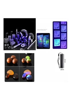 Generic Black Light UV Light Flashlight:Ultraviolet Blacklight Flashlight Mini Powerful Pet Urine Detector for Dog/Cat, Carpet Dry Stains Detection, Spot Scorpions, Resin Curing  - Image 2