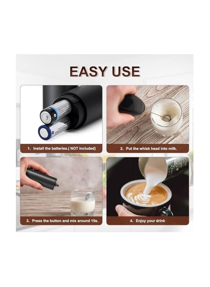 سکیلو خلاط حليب كهربائي صغير - مضرب قهوة يدوي، خلاط بيض  - Image 4
