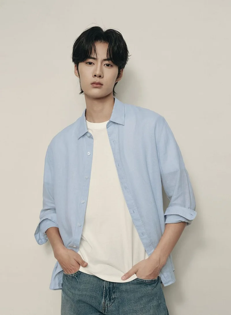 GIORDANO Men’s Linen Poplin Long Sleeve Shirt  | Korea Collection