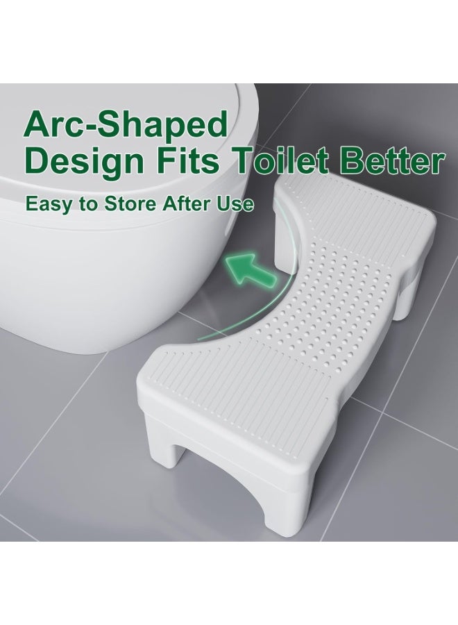 Toilet Squat Stool, 1 Pack Squatting Toilet Stool Portable Plastic Potty Stool Non Slip Toilet Squat Stool for Bathroom, 40 x 21 x 17 cm - Image 5