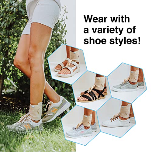 Dosh AFO Foot Drop Brace - Drop Foot Brace for Walking - AFO - Unisex (Beige) - Image 2