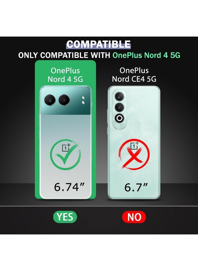 ذا جيفت كارت جراب خلفي مقاوم للصدمات Ultra-Hybrid من TheGiftKart لهاتف OnePlus Nord 4 5G | حماية الكاميرا من الصدمات | جراب خلفي صلب لهاتف OnePlus Nord 4 5G (PC & TPU، ظهر غير لامع مدخن، جوانب سوداء)  - Image 2