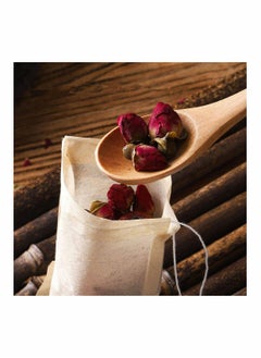 Excefore 100 Pack Disposable Tea Filter Bags with Drawstring for Loose Leaf Tea Coffee, Simple Fast Natural Empty Bag, 3.2 x 4.0inch  - Image 2