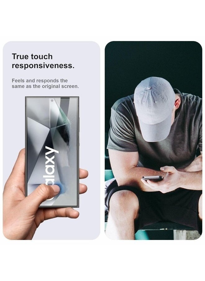 Faster - screen protection for the Samsung Galaxy S23 Ultra, from Faster, with full coverage from edge to edge, anti-break and anti-fingerprint. - Image 1