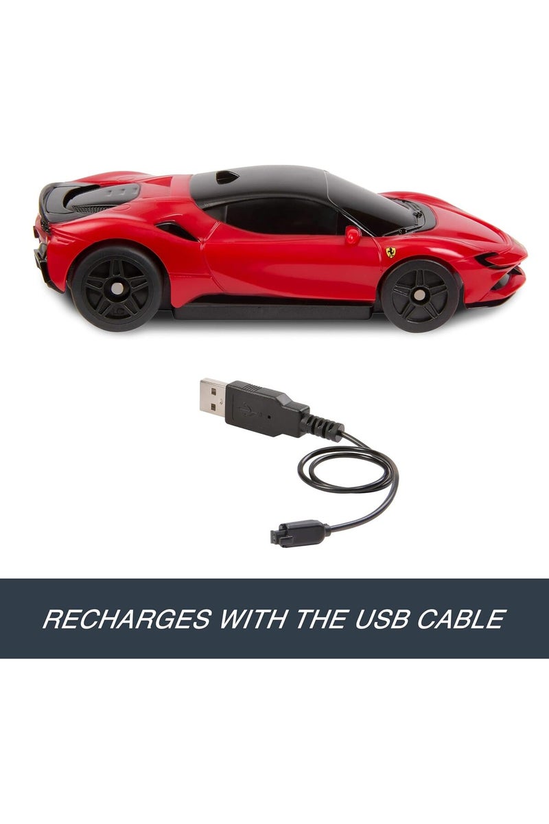 Hot Wheels سيارة تحكم عن بعد RC 1:64 فيراري SF90 سترادالي أسيطو فيورانو - Image 3