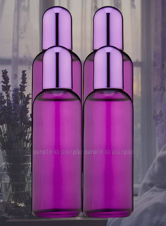 كولور مي 4 قطع عطر كولور مي بيربل للنساء 100 مل - Image 1