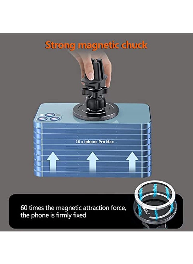 OIMG Model 3/Y Phone Holder Magnetic Phone Mount For Screen Tesla Accessories Invisible Foldaway Floating Display Phone Holder - Image 3