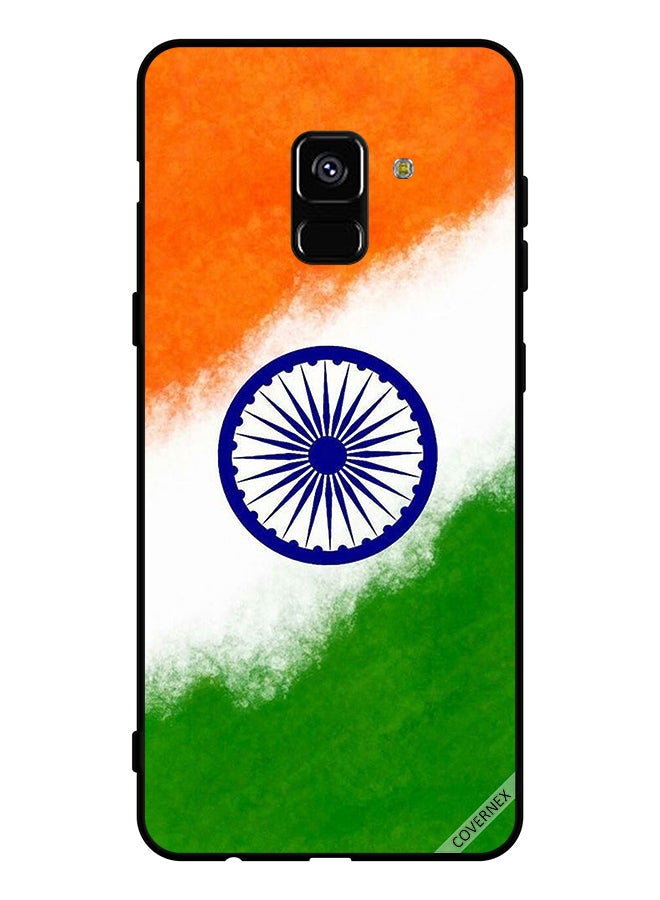 Covernex Protective Case Cover For Samsung Galaxy A8 Plus (2018) India Flag Colors - Image 1