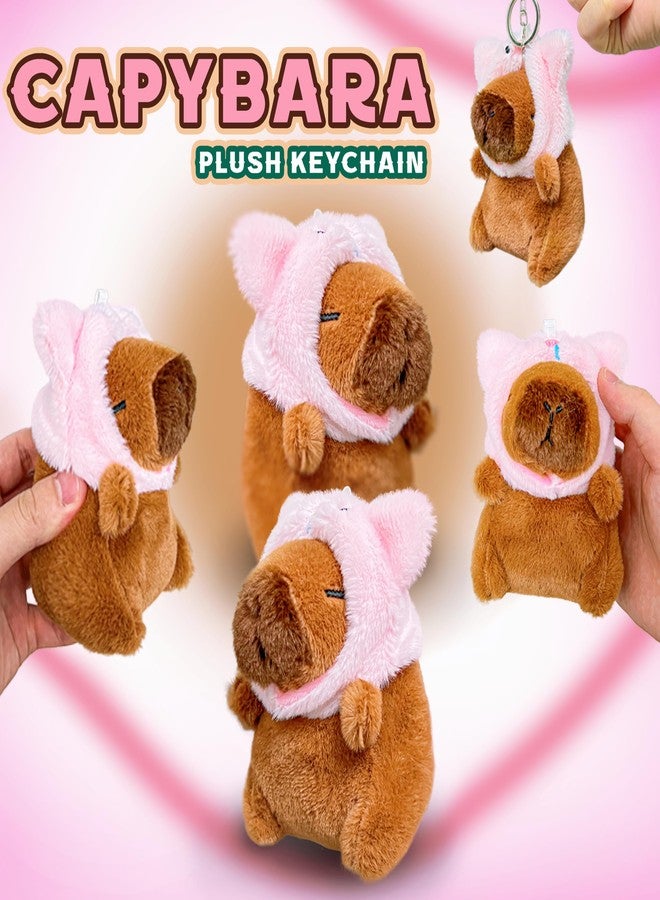 Kawaite Cute Capybara Stuffed Animals for Girls and Boys, Guinea Pig Animal Plush Toys, Mini Plushies, Stuffed Capybara Plush Toys for Valentine's Day Gifts, Easter Egg Fillers, Basket Stuffers - Image 2