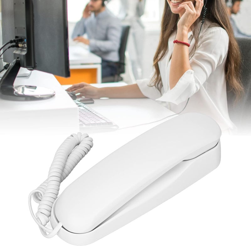 [Every household essential] Goshyda Corded Telephone with Lighted Keypad & Last Number Redial, Wall Mountable Landline Phone with Pause Function for Home and Office (White) Exclusive new arrivals Category flagship Hot new arrival Upgraded new version Customized for Gulf demands Temporary in stock Premium for daily use Bestseller Top pick for Saudi summer Limited launch price International standard quality Selling out fast Huge sales volume Easy to operate Store exclusive new item Well-received bestseller Rare in stock Suitable for KSA seasons Exclusive new launch Stock running out quickly Money saving choice Market trending pick Defect-free product New arrival - Image 2