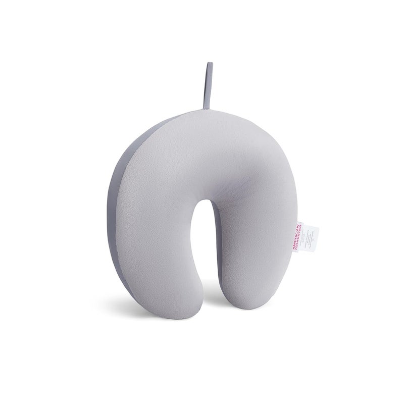 AMERICAN TOURISTER American Tourister Smart Travel Pillow Experience Ultimate Comfort on The go with Our Portable Travel Pillow for Men Women Grey  - Image 4