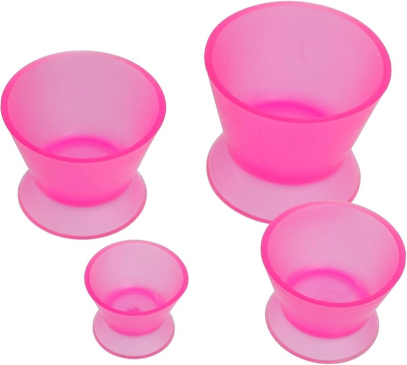4 Pack Reusable Dental Silicone Mixing Cups Small Self Coagulation Oral Lab Tools - Image 1