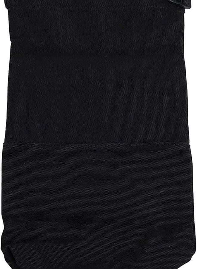 حقيبة تخزين فانوس التخييم ذات القماش الأسود، غطاء وقائي كبير السعة مع جيب - Image 1