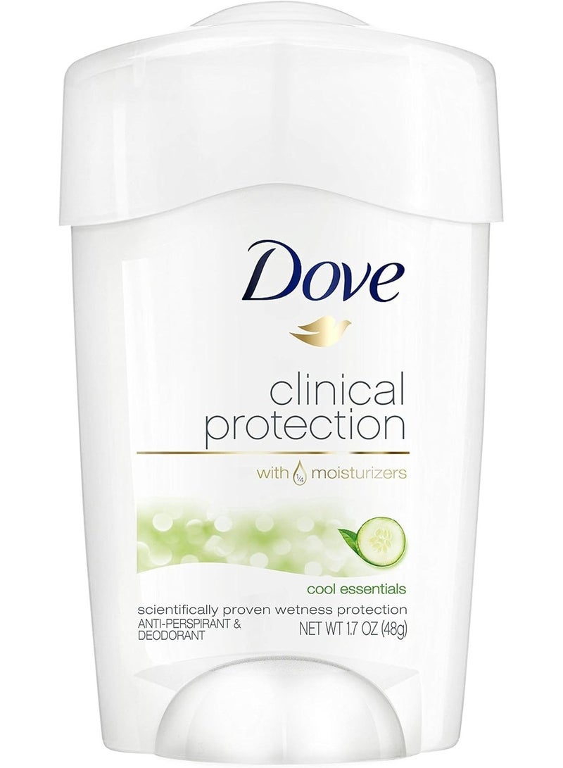 دوف مضاد للتعرق الحماية السريرية - برودة منعشة - 48 جم - Image 1