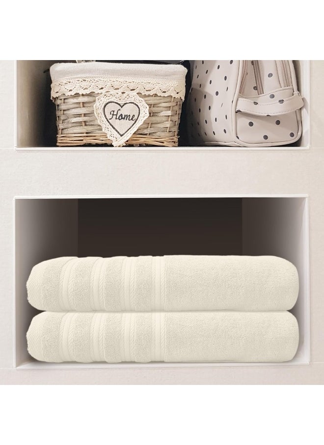 Hotel Linen Klub Hotel Linen Klub PACK of 2 Luxury Bath Towel  - Image 3
