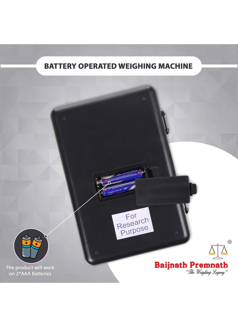 Baijnath Premnath Baijnath Premnath iScale 1kg 1000gram x 001g 10mg Portable Measurement device Gold Silver ornaments Weight Measuring machine for homes and professionals Not legal for commercial use  - Image 3