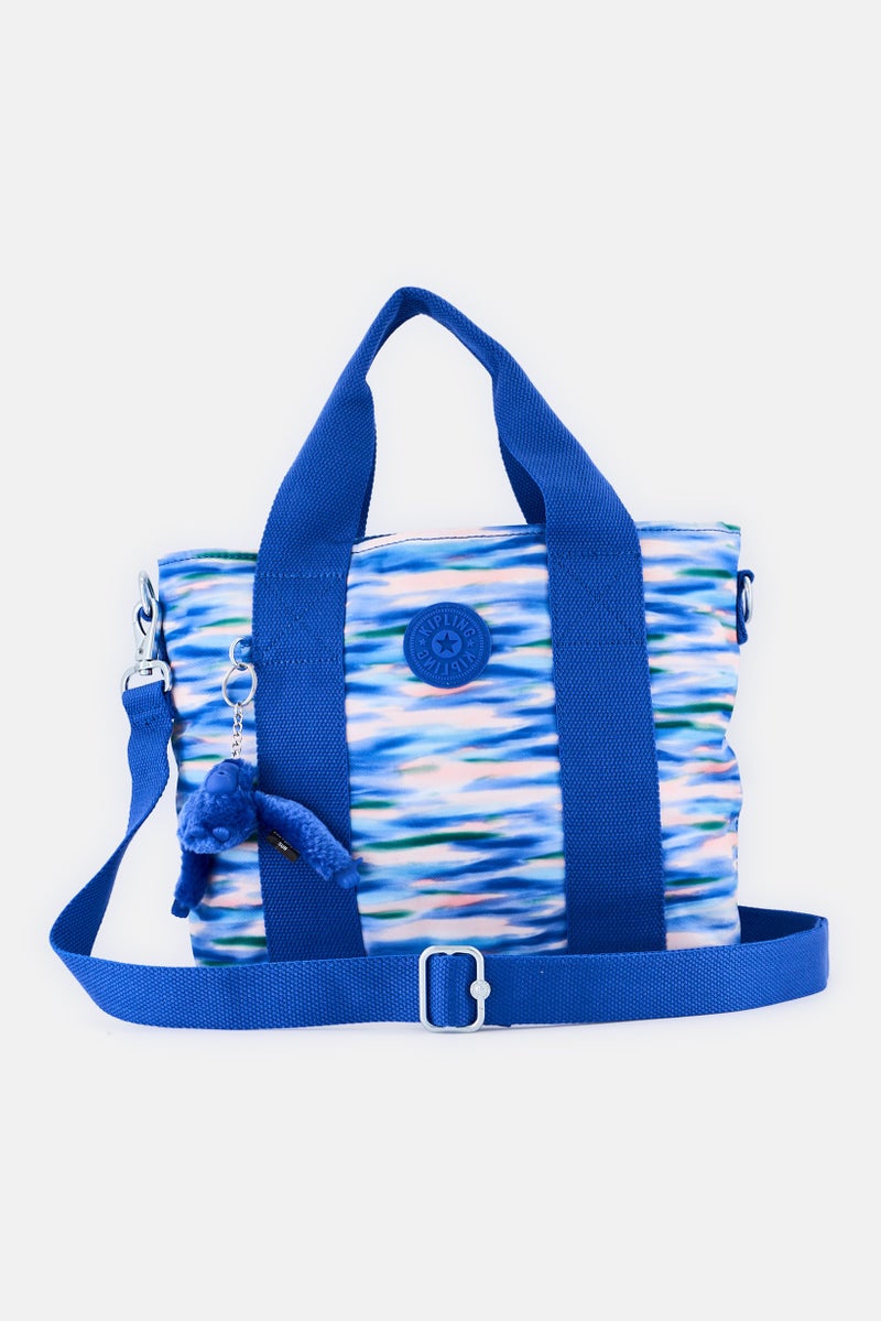 kipling Women Space Dye Print Handbag With Keyring, Multicolor - Image 2