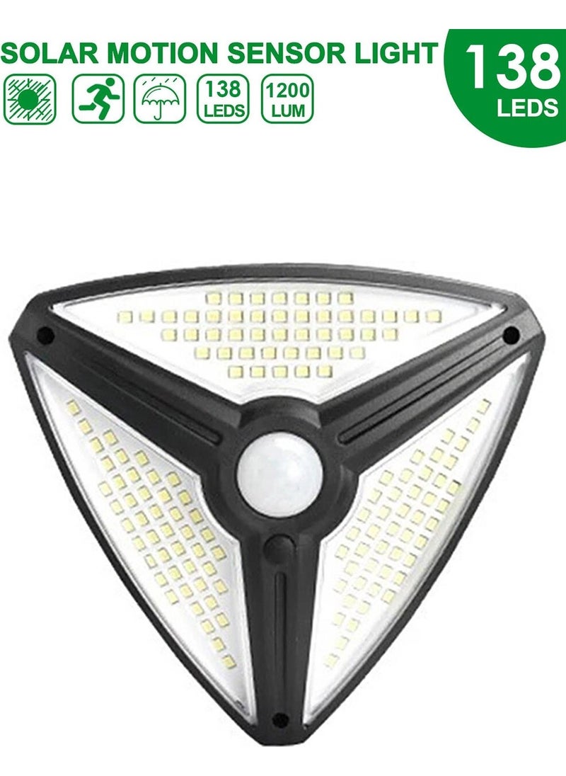 Technosmart 138 LED Solar Garden Lighting Lamp with Motion Sensor 3 Modes Solar Powered  - Image 1