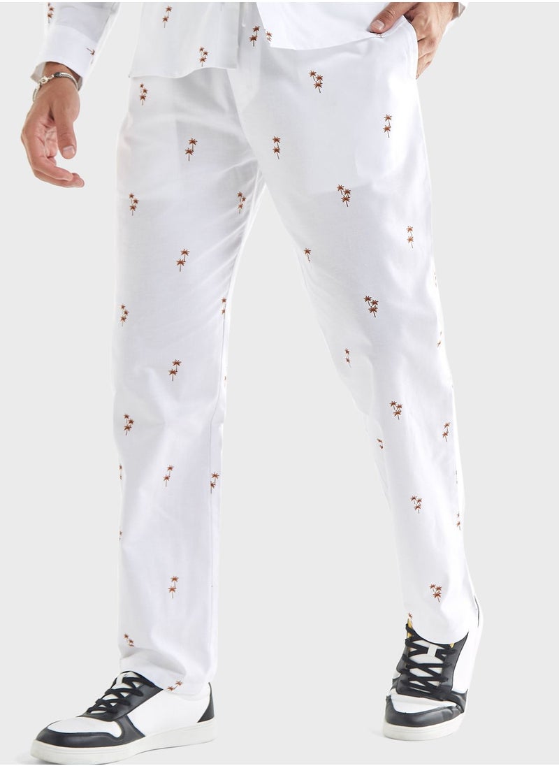 FAV Bird Print Drawstring Pant  - Image 1