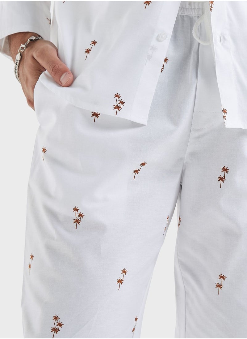 FAV Bird Print Drawstring Pant  - Image 3