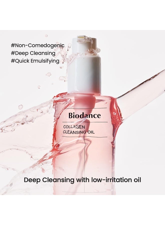 بيودانس BIODANCE Collagen Cleansing Oil, Facial Oil Cleanser, Gentle Makeup Remover without Clogging Pores, Removes Bleackhed and Whitehead for Sensitive Skin, Oily Skin, Korean Skincareㅣ6.76 fl. oz. (200 ml) - Image 4