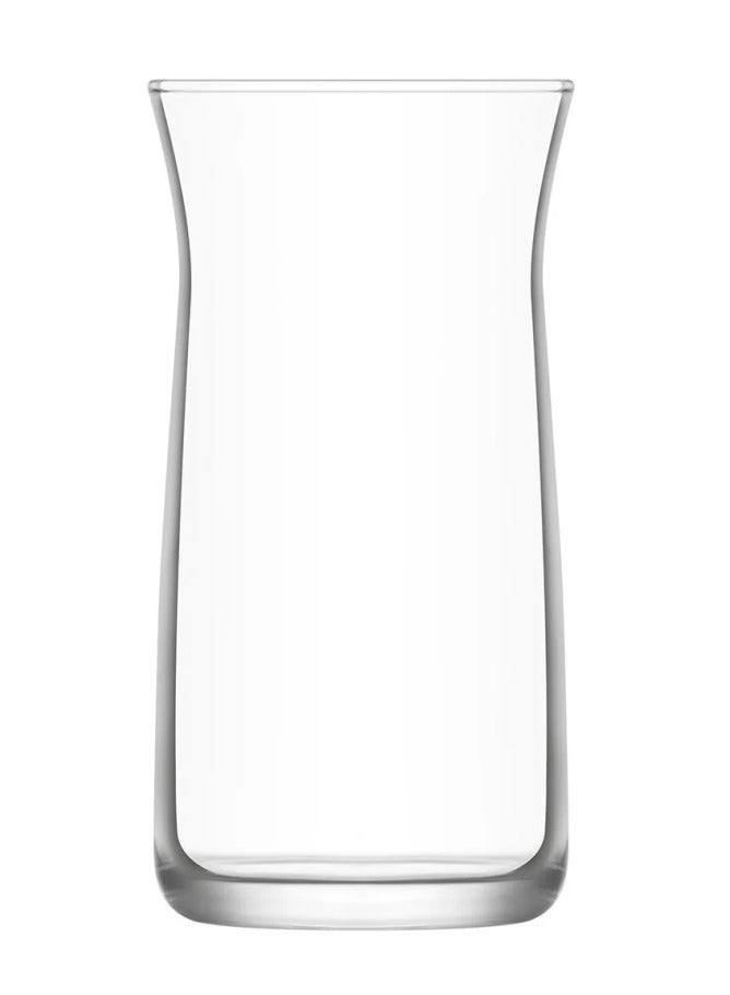 LAV 6 Pieces Vera Long Drink Tumbler, 370 Ml - Clear - Image 1