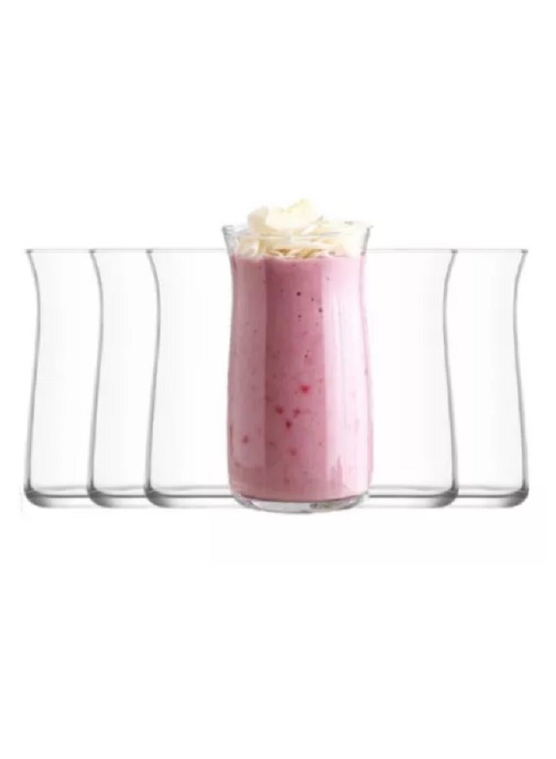 LAV 6 Pieces Vera Long Drink Tumbler, 370 Ml - Clear - Image 3