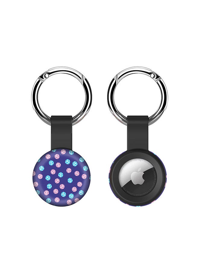 Stylizedd Airtag Case Metal Key Ring with Tough Case for Apple Airtag cover - Bubbly Flakes  - Image 1