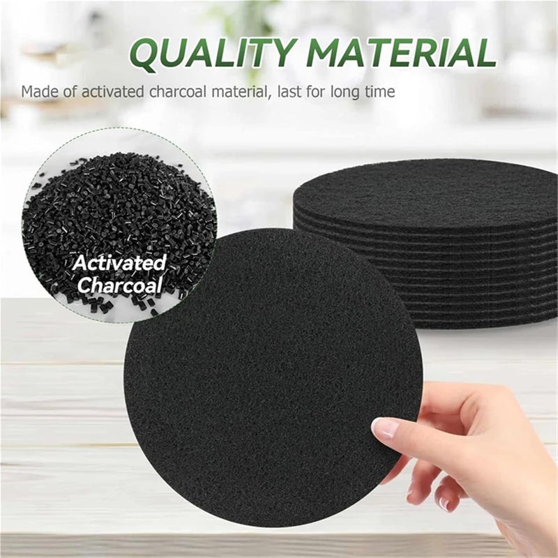 Compost Bin Filters Compost Bin Filter 6.7 Inch Filters for Kitchen Bucket Home Countertop Pail Relpacement(24pcs) - Image 2
