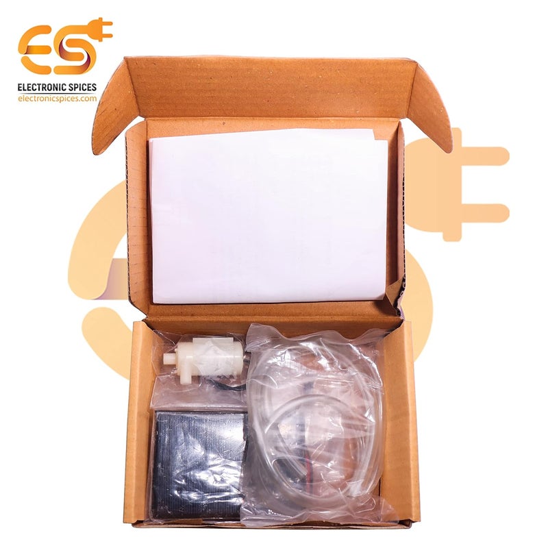 Electronicspices DIY Mini Rectangle Solar Panel Kit With Mini Motor Pump | Rocker Switch | 3 Way Push Connector | Science Project Kit with User Manual - Image 4
