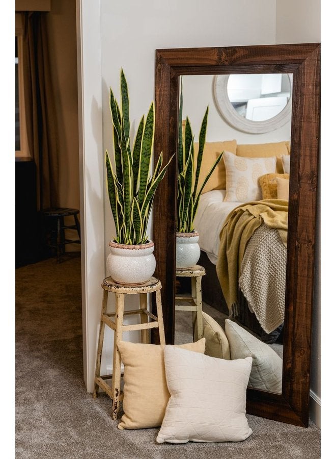 Art Wood Stand Mirrors Brown  3X175X77 Cm 