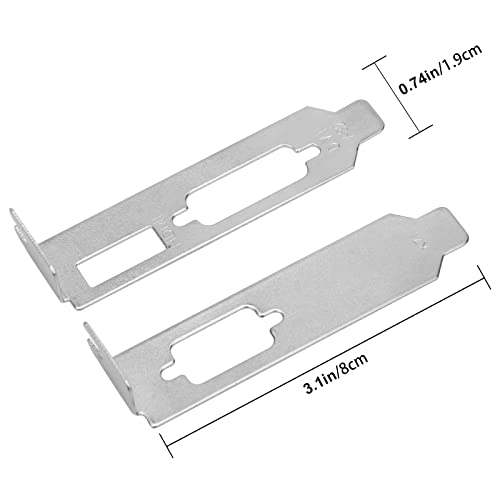 AHIER Low Profile/Half Height Bracket for HDMI + VGA + DVI ATI Nvidia Video Graphics Card - Image 5