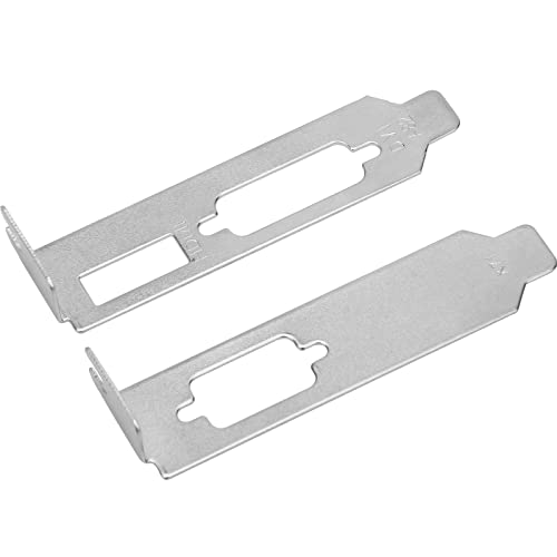 AHIER Low Profile/Half Height Bracket for HDMI + VGA + DVI ATI Nvidia Video Graphics Card - Image 1