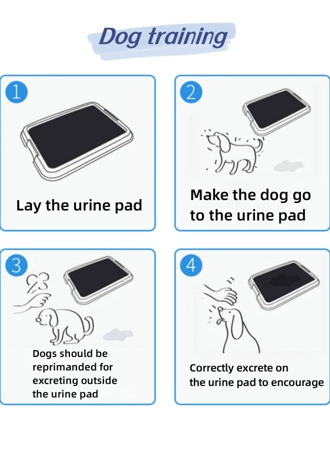 HQ-GAMING - 100 Pcs Rabbit Pee Pads,Puppy Potty Training Pad Small Animals Super Absorbent Disposable Cage Liners Bamboo Charcoal Quick-Dry Mats for Rabbits Hedgehogs Chinchillas Cats Dogs(13x18In) - Image 1