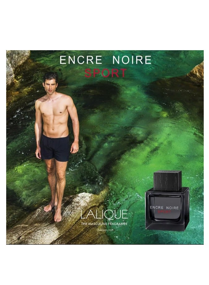 LALIQUE Encre Noire Sport For Men EDT 100ml 100ml - Image 3