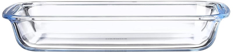 Rathey Borosilicate Glass Baking Dish | 1600 ML | Oven, Microwave, Freezer & Dishwasher Safe | Transparent, Durable & Heat-Resistant |Glass Bakeware for Baking, Roasting & Serving - Image 3