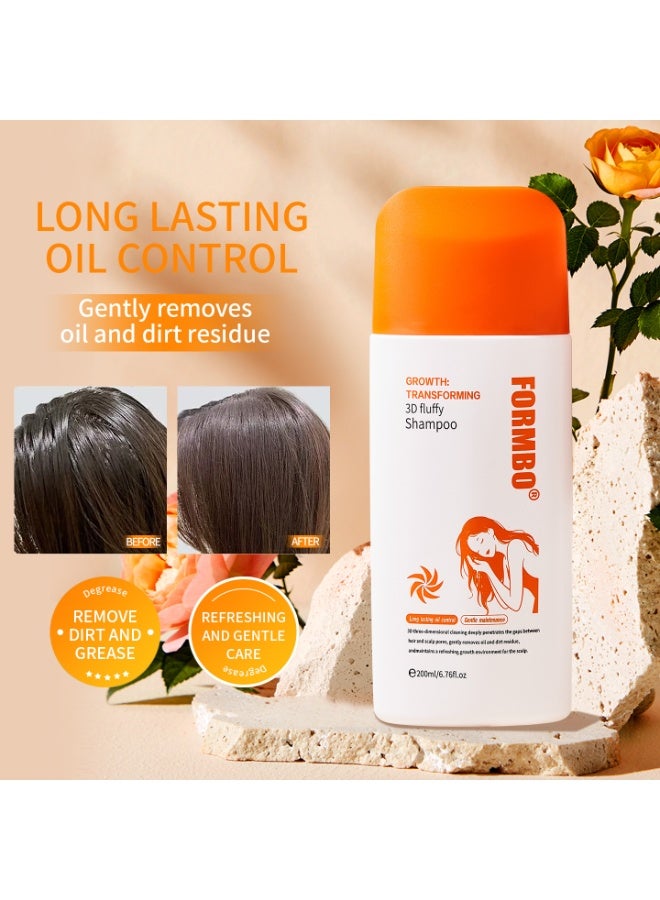 FORMBO Shampoo with Comb - Oil Control, Dandruff Removal, Nourishing, Smoothing, Refreshing & Volumizing 200ml - Image 3