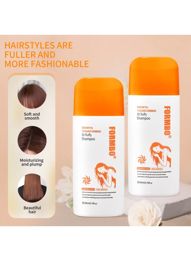 FORMBO Shampoo with Comb - Oil Control, Dandruff Removal, Nourishing, Smoothing, Refreshing & Volumizing 200ml - Image 2