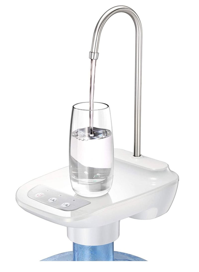 Water Pump for  Water Bottle Dispenser Electric Water Pump Automatic Water Bottle Pump Dispenser for 5 Gallon Bottle(White - Image 4