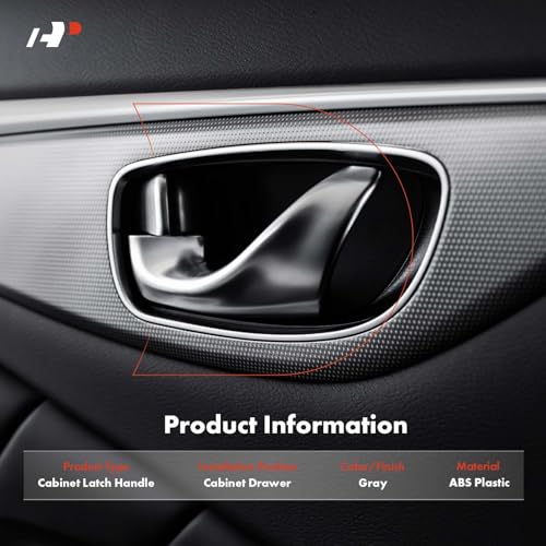 A-Premium APremium Cabinet Drawer Latch Handle Compatible with Freightliner Models Gray - Image 3