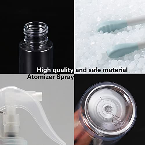 ZJSXINDI empty spray bottle for hand sanitizer, travel bottle with keychain ,small spray bottle, mini spray bottle, empty spray bottle with leak-proof and refillable, 5pcs（2oz/60ml） - Image 3