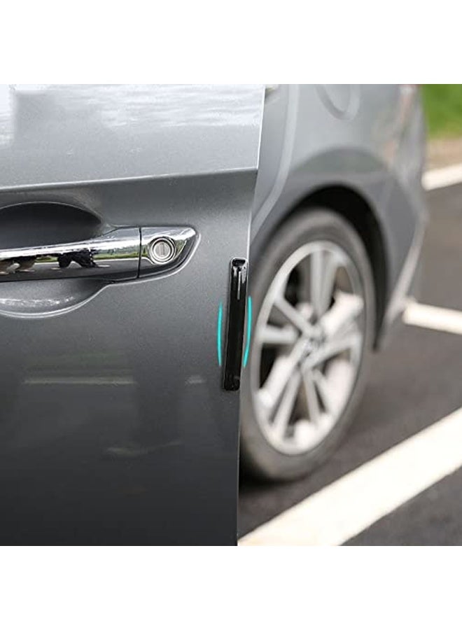 موب 4 قطع من شرائط الحماية العاكسة لباب السيارة العالمية، واقي حافة الباب المضاد للخدش، لاصق ممتص للصدمات للسيارات وسيارات الدفع الرباعي وسيارات الجيب - Image 4