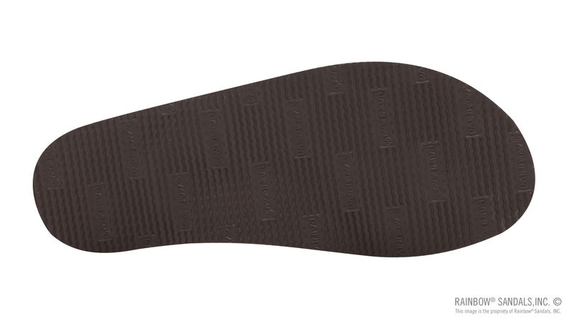 Rainbow Sandals Mens Luxury Leather - Single Layer Arch Support, Buckskin, Mens size L / 9.5-10.5 - Image 5