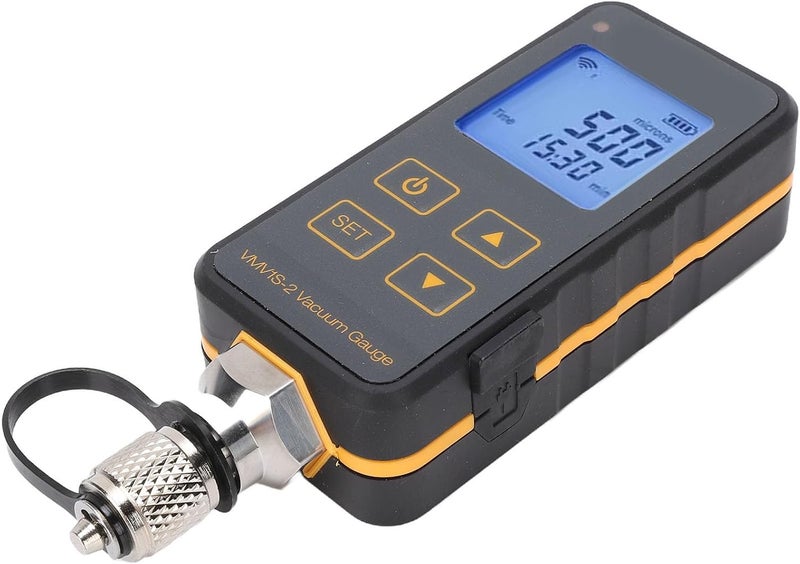 Bewinner Digital Vacuum Meter High Precise 0.1-3333.3 Pa Range, HVAC Vacuum Tester with Pirani Sensor for Refrigeration System, Rechargeable Battery, Offline Data Recording, Leakage - Image 2