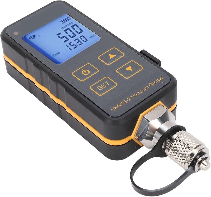 Bewinner Digital Vacuum Meter High Precise 0.1-3333.3 Pa Range, HVAC Vacuum Tester with Pirani Sensor for Refrigeration System, Rechargeable Battery, Offline Data Recording, Leakage - Image 3