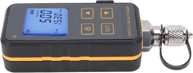 Bewinner Digital Vacuum Meter High Precise 0.1-3333.3 Pa Range, HVAC Vacuum Tester with Pirani Sensor for Refrigeration System, Rechargeable Battery, Offline Data Recording, Leakage - Image 4