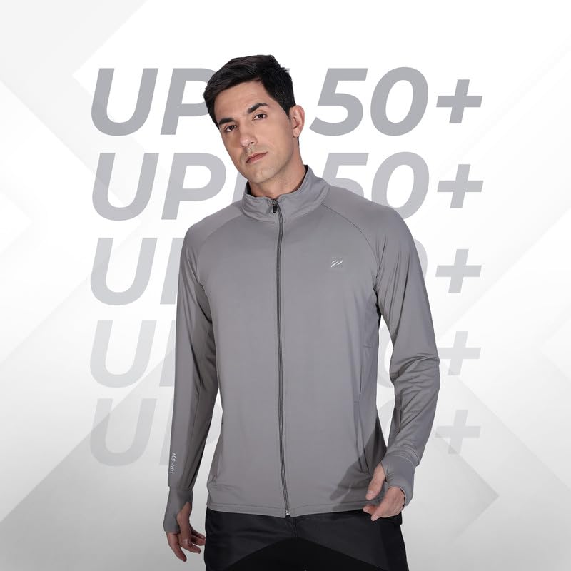 BLUE TYGA Sunscreen Jacket ICE | UPF 50+ sun protection | Cool Rush Technology for instant cooling | Sweat-wicking, anti-microbial fabric | Blocks UVA/UVB rays | Lightweight, all-day freshness. - Image 2