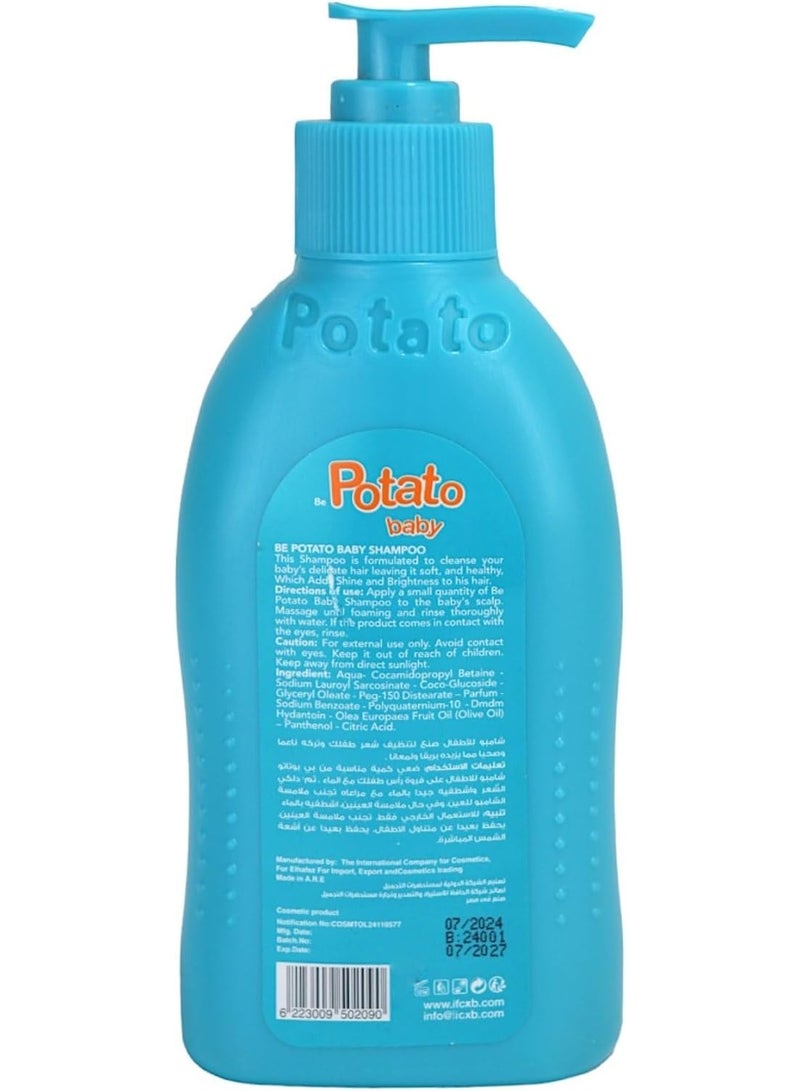 Be Potato baby Shampoo Nourishes & Strengthens Parapen Free With Original-200ml - Image 3